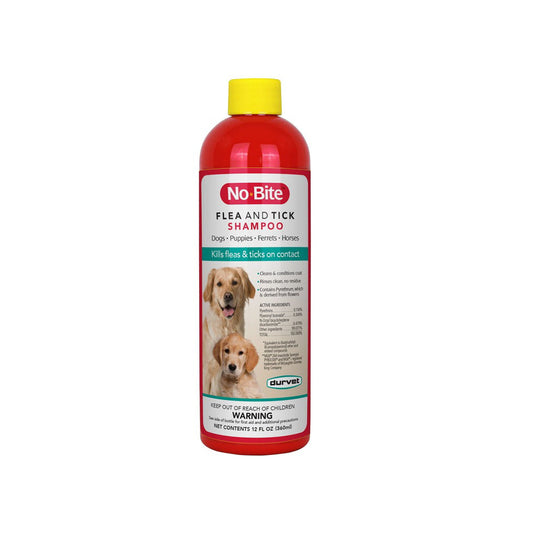 Durvet - No-Bite™ Flea and Tick Shampoo (12 oz)