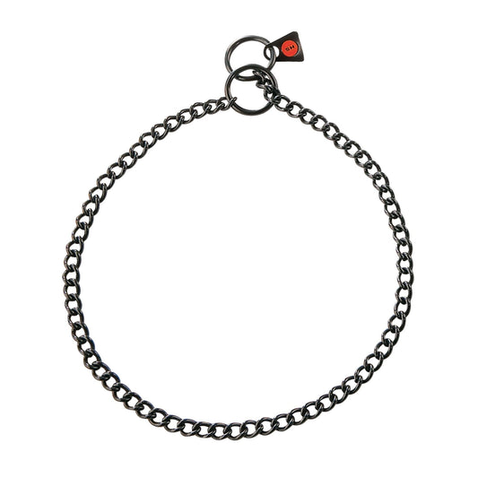 Herm Sprenger - Slide Chain Collar - Black Stainless Steel, 1.5 mm