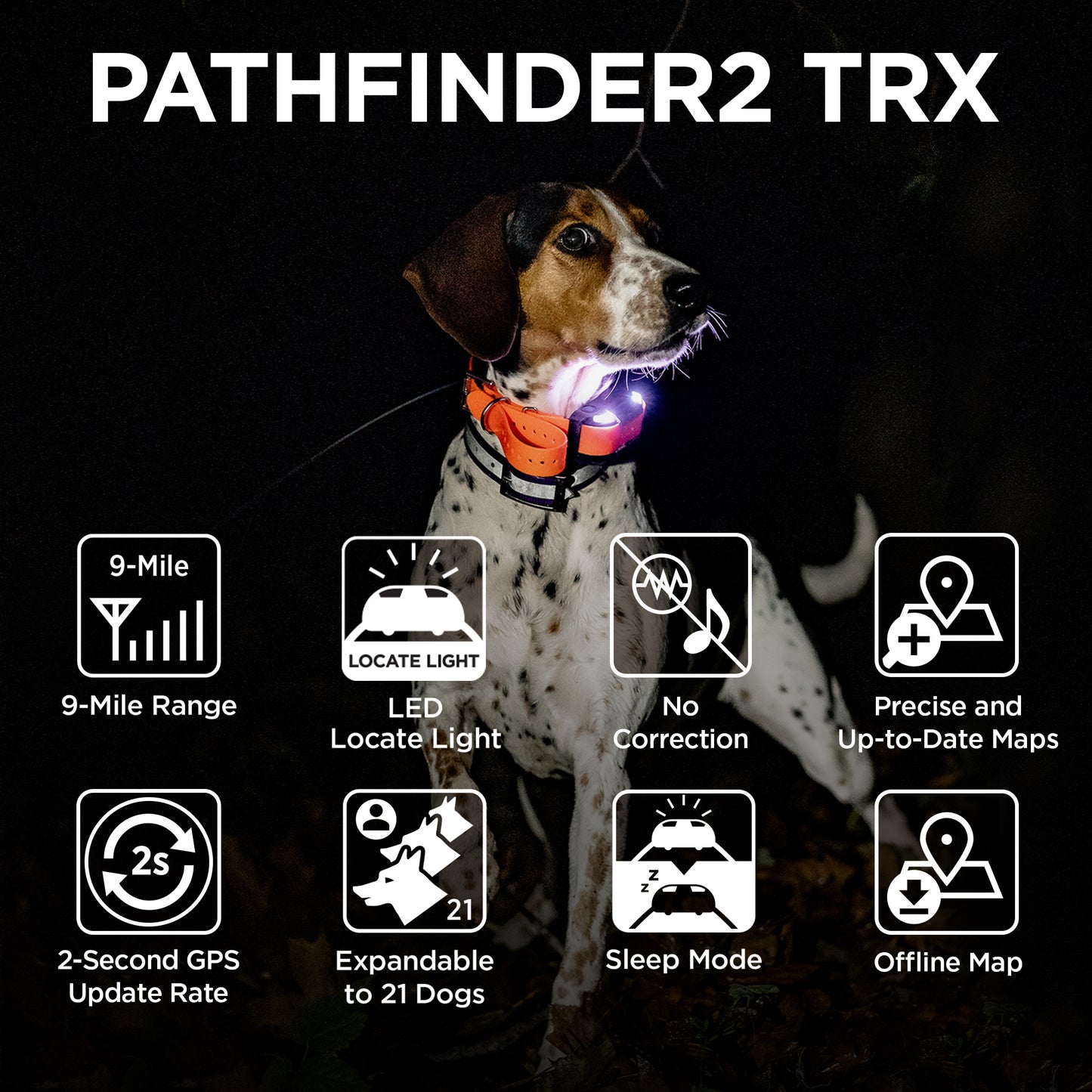 Dogtra Pathfinder2 Trx Add. Collar Orange
